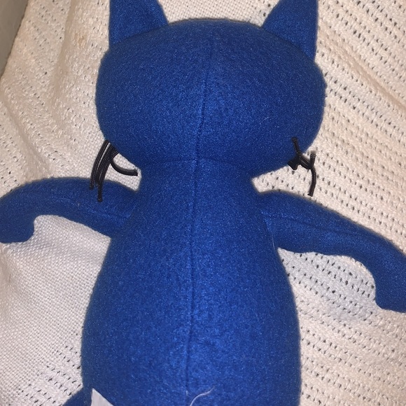 Pete the Cat In Blue and Red Tennis Shoes Sneakers Toy James Dean Plush 2010 - Picture 6 of 8